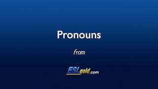 check-my-english.com Pronouns video