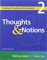 Thoughts & Notions - Reading & Vocabulary Development from check-my-english.com