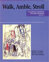Walk, Amble, Stroll: Vocabulary Building Through Domains - Level One from check-my-english.com